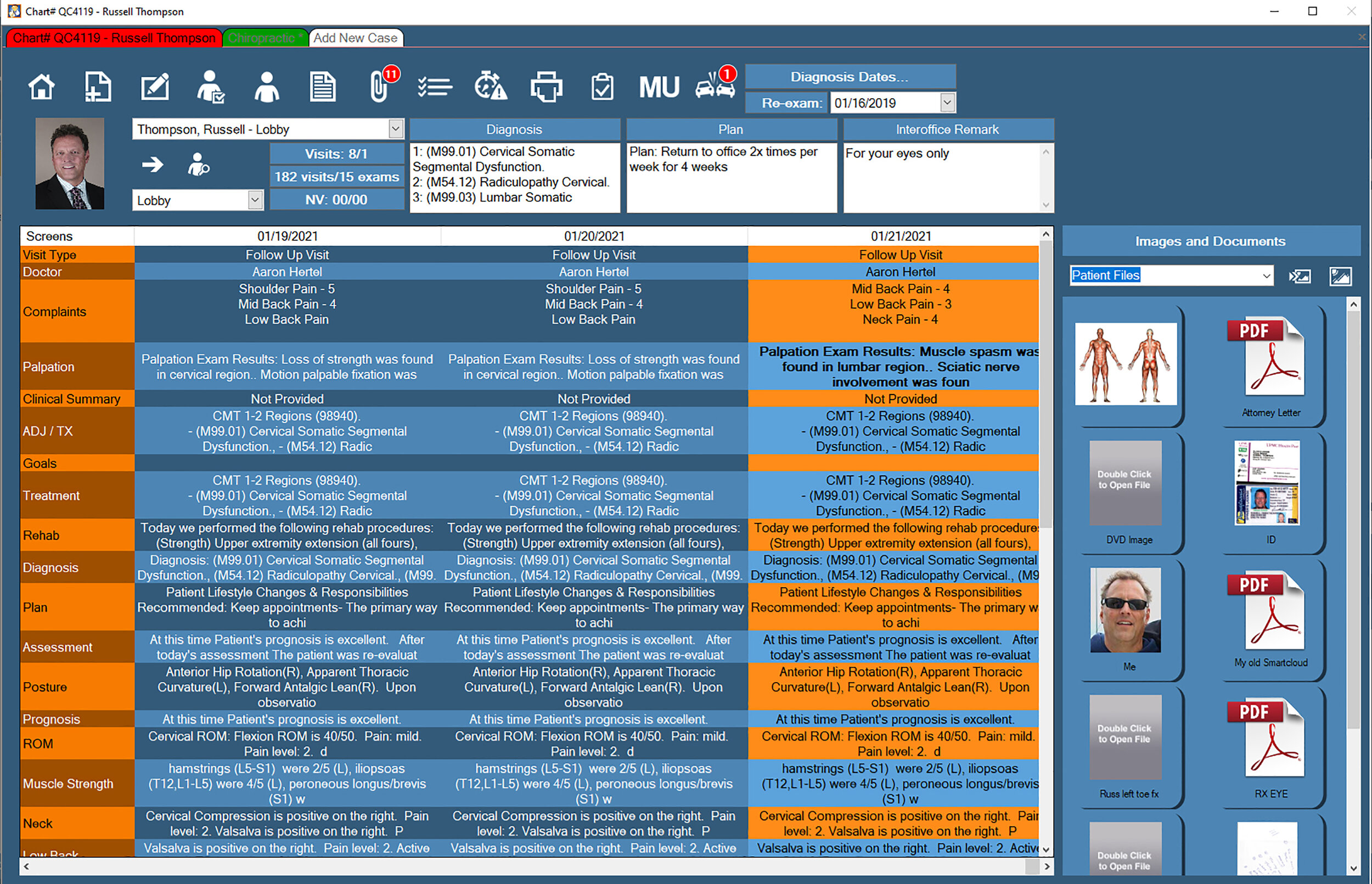 patient record view about our ehr software